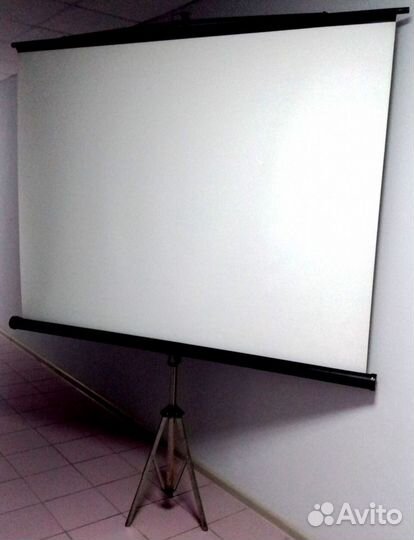 Аренда проектора с экраном и с кабелями