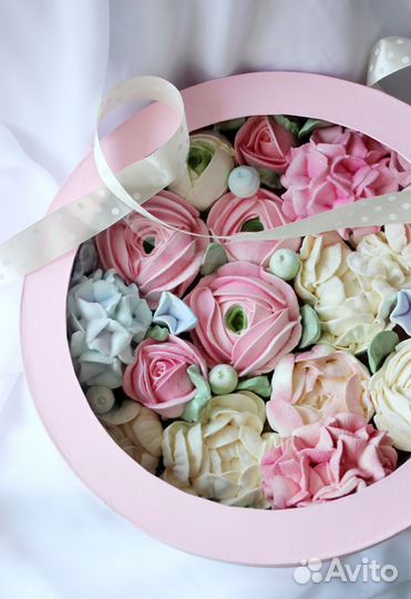 Съедобные букеты из зефира