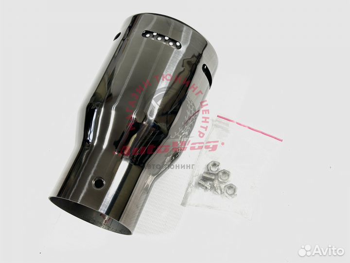 Насадка глушителя FJ Cruiser, тёмный хром