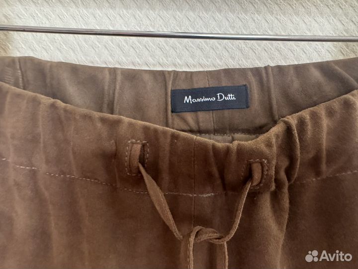 Юбка из нат замши massimo dutti