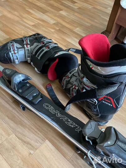Горные лыжи с ботинками