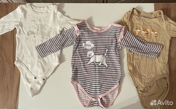 Пакет вещей на девочку 74-80 размер