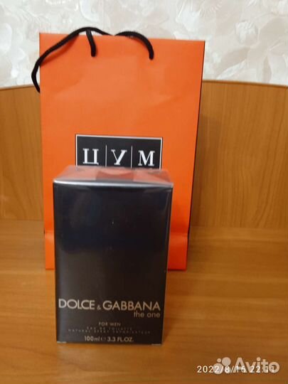 Мужская туалетная вода dolce gabbana