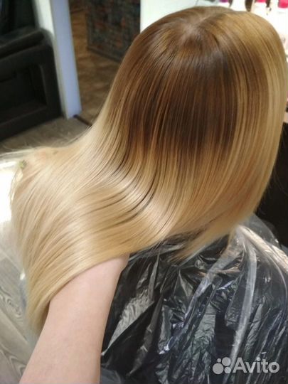 Кератиновое выпрямления