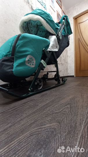 Детские санки коляска бу