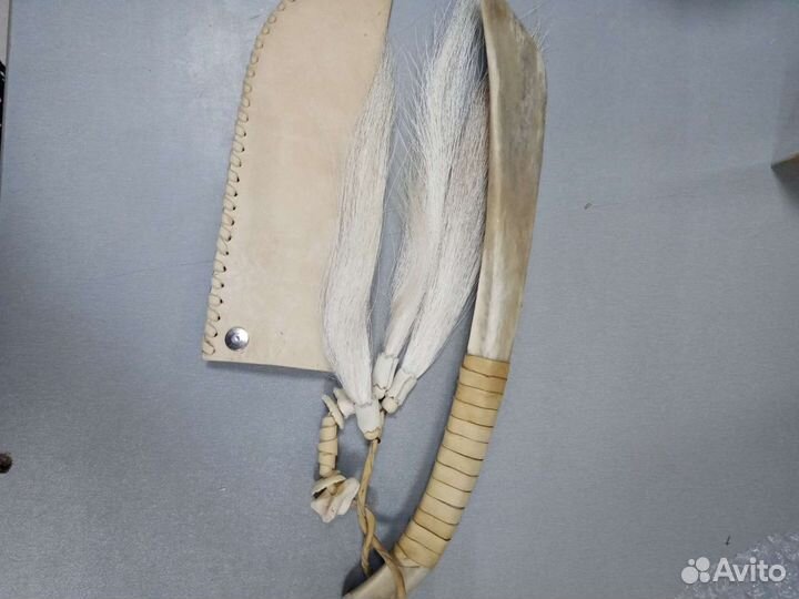 Нож из конского ребра хэлмэ / сэлэм