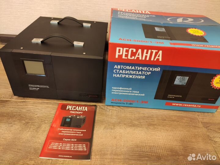 Стабилизатор напряжения ресанта асн-5000/1-эм