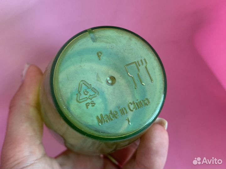 Коктельный барный пластиковый шейкер 250 мл