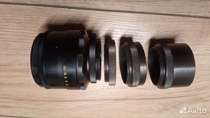 Объектив helios 44-2 + макро кольца м42