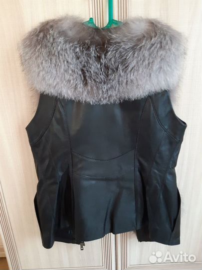 Жилет меховой женский