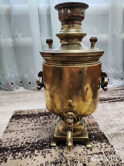 Самовар угольный старинный