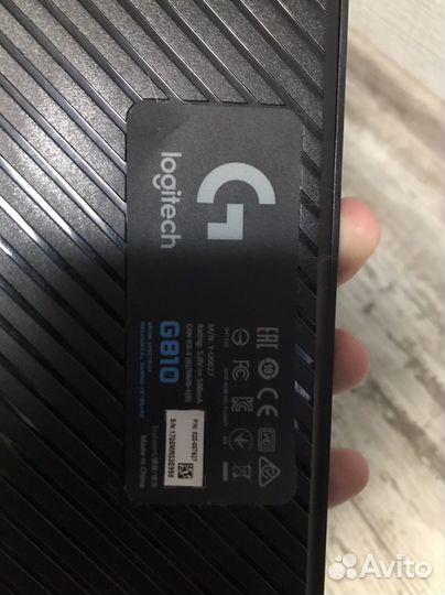 Игровая механическая клавиатура logitech G810