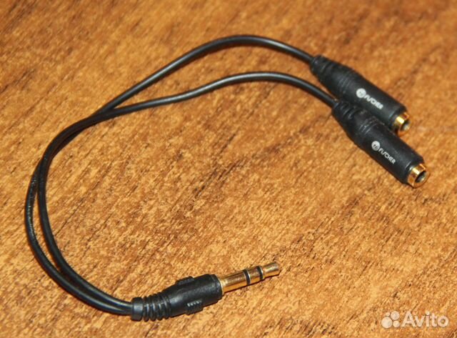 Разветвитель. Сплиттер. Fischer. Mini jack 3,5 мм