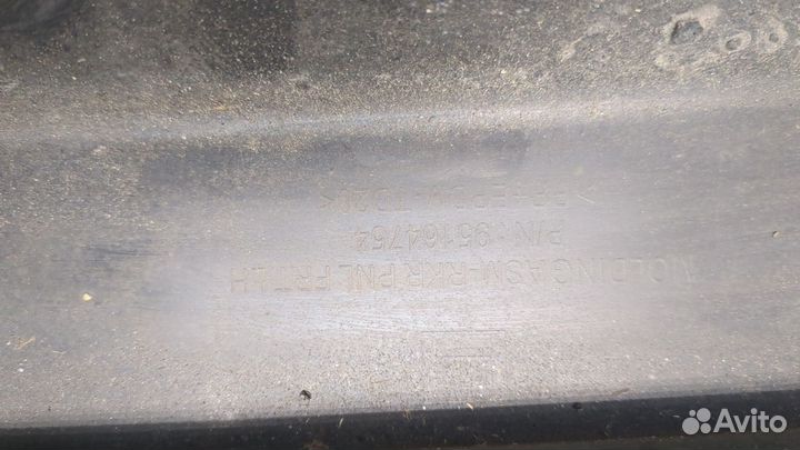 Накладка на порог Opel Mokka, 2013