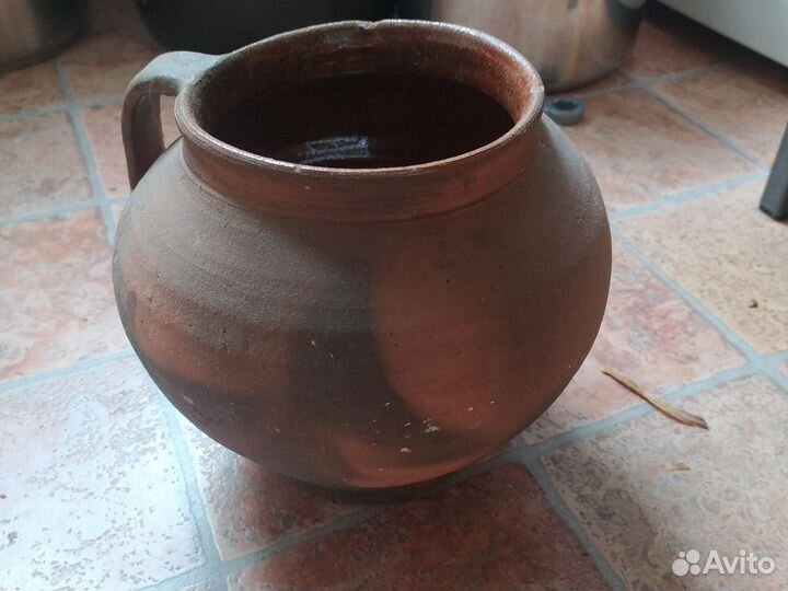 Горшок керамический винтажная ваза