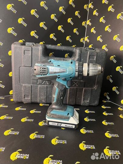 Шуруповерт Makita DF457DWE 18 В / 42 Нм / 13-36мм