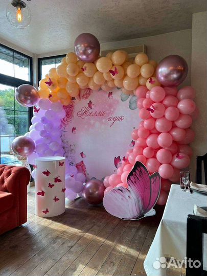 Фотозона на годик девочке