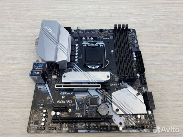 Материнская плата ASRock B365M Pro4 купить в Москве | Электроника | Авито