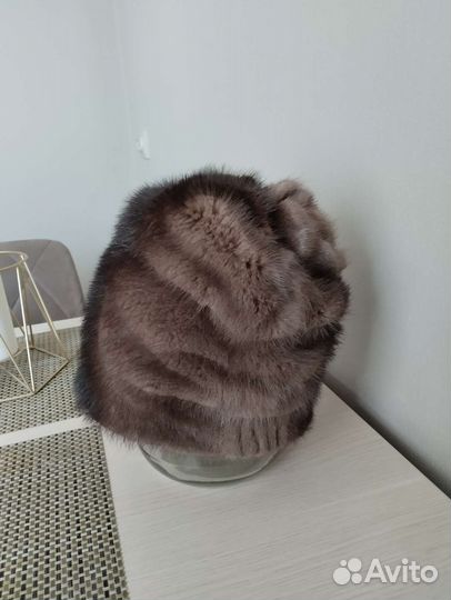 Шапка норковая женская