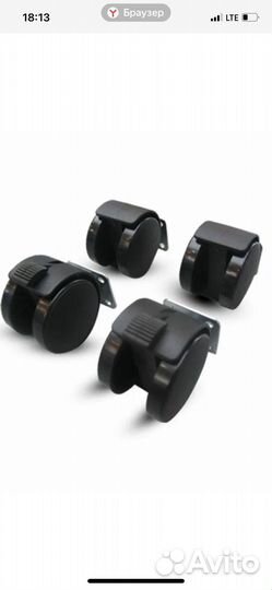 Комплект колес для переносок собак Premium, 4 шт