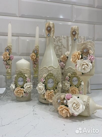 Свадебные бутылки