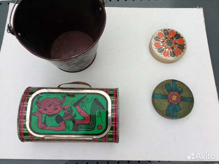 Жестяные коробочки СССР