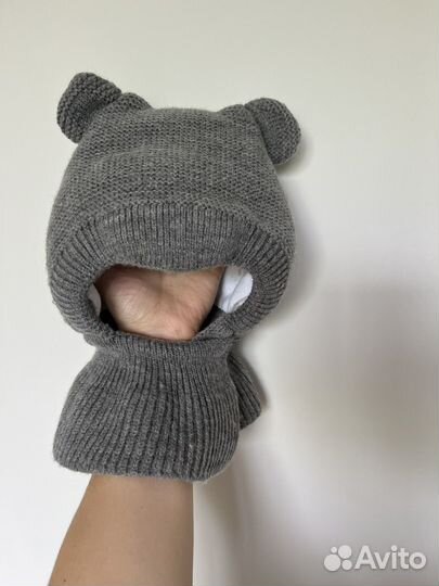 Шапка шлем журавлик