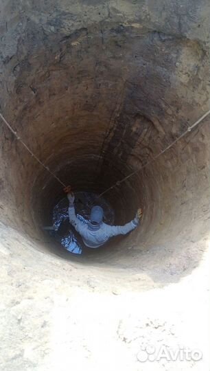 Питьевые колодцы под ключ Чистка, углубление