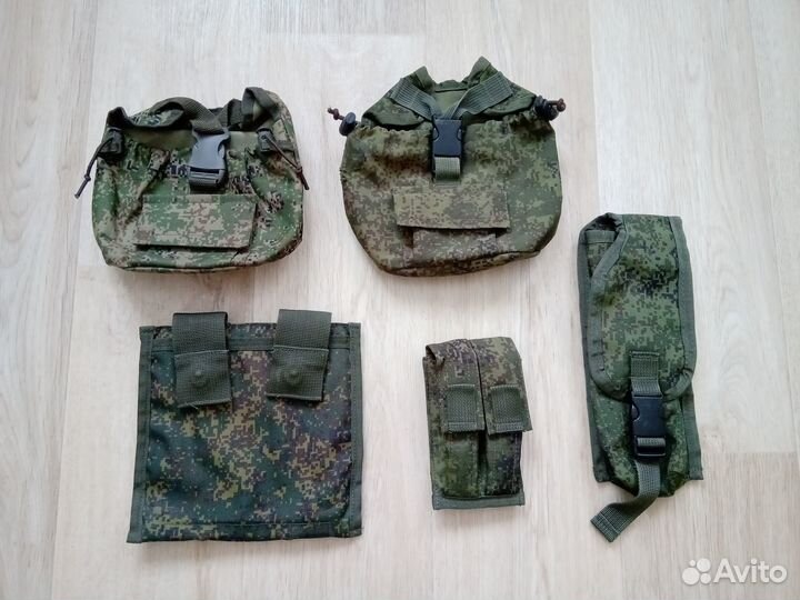 Подсумки под флягу рацию саперную лопатку