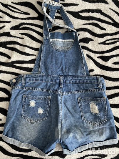 Комбинезон летний джинсовый на девочку