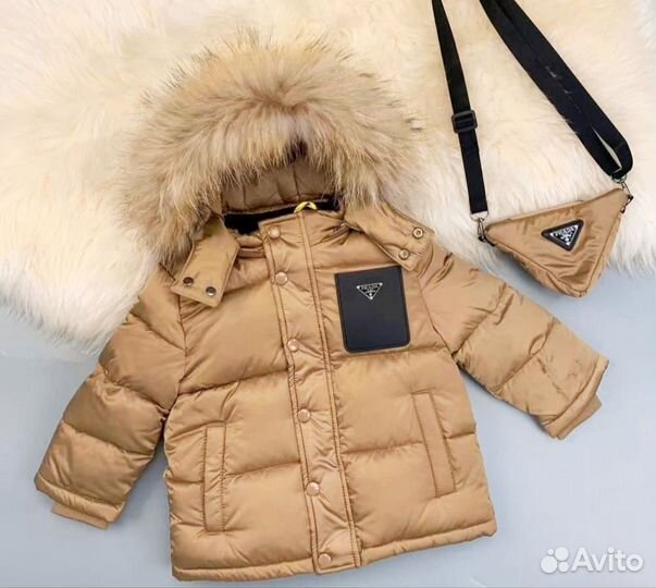 Пуховик зимний детский
