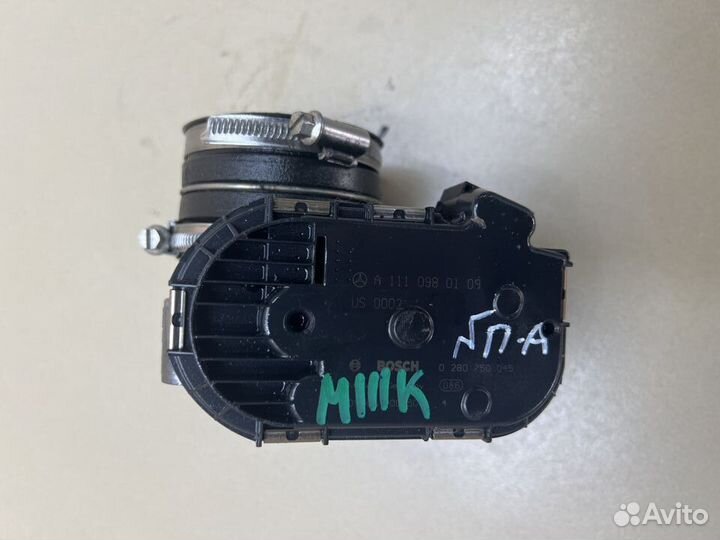 Дроссельная заслонка Mercedes A1110980109