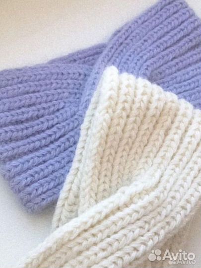 Повязка вязаная