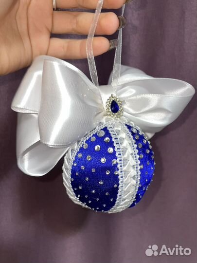 Шар елочный(пара) 10 см