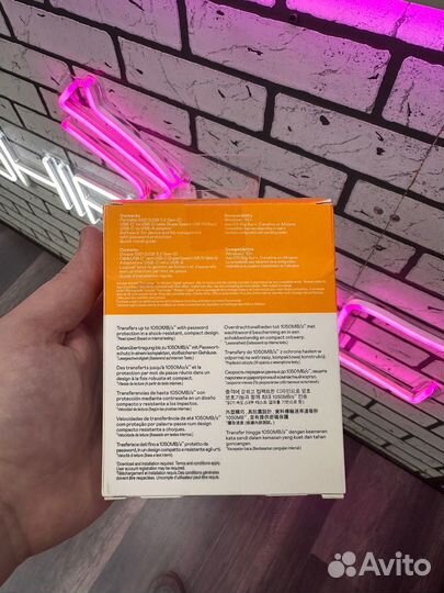 Внешний SSD Western Digital My Passport 1TB Type-C