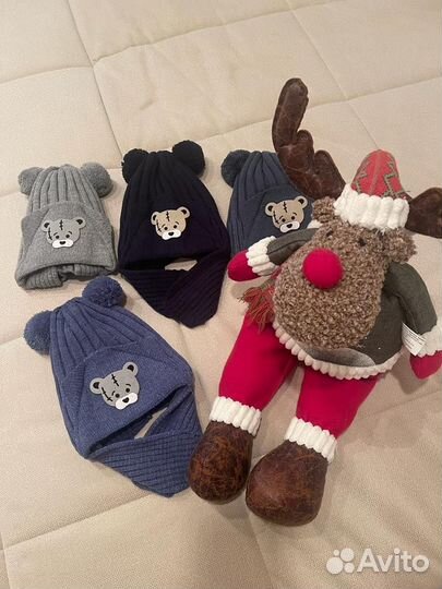 Детская зимняя шампка для мальчика