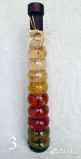 Овощи натуральные в бутыле