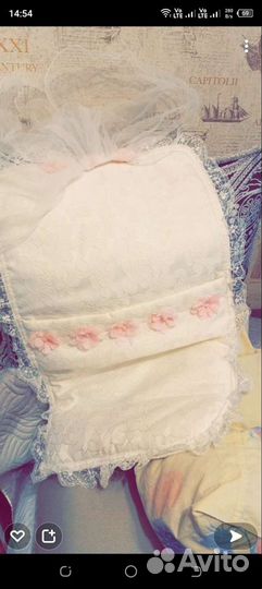 Конверт на выписку для девочки