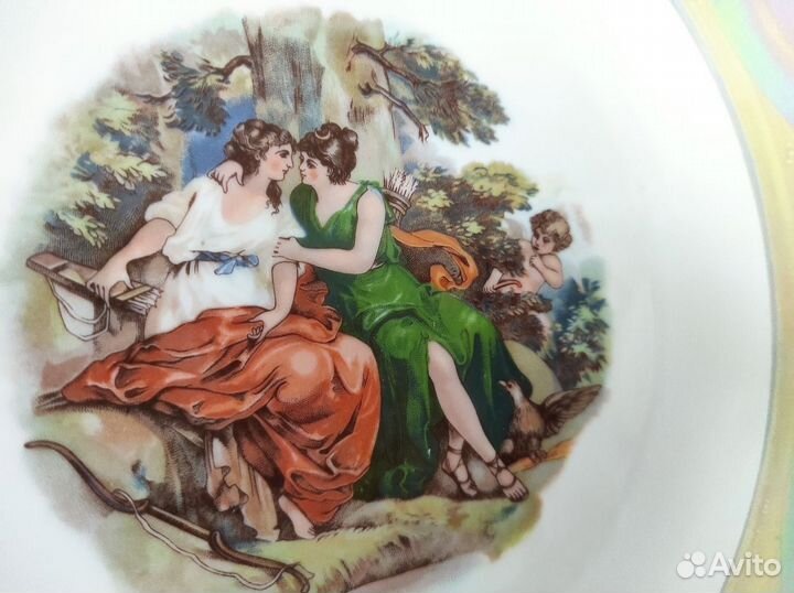 Фарфоровое блюдо Kahla Мадонна ГДР