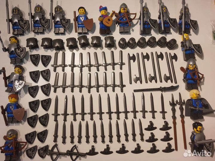 Lego аксессуары Black Falcon Knight и минифигурки