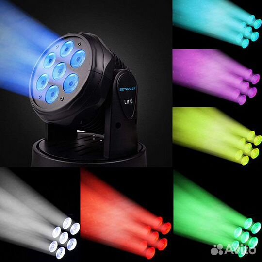 LM70S Моторизированный светодиодный мини-прожектор
