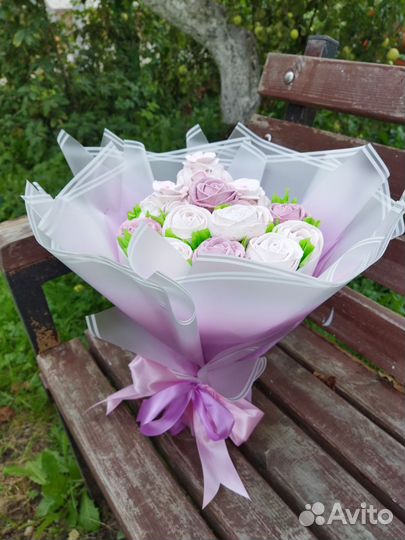 Съедобные букеты из зефира