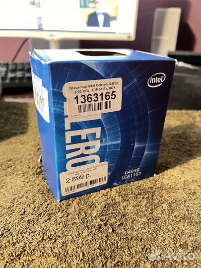 Intel celeron g4930 box 3200 мгц