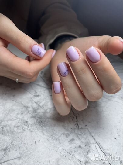 Маникюр с покрытием гель лак