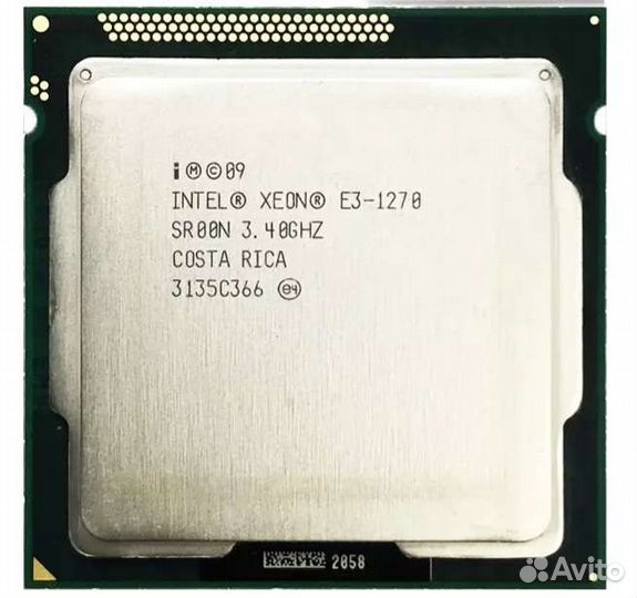 Процессор, socket LGA1155,4х ядерный, Xeon E3-1270