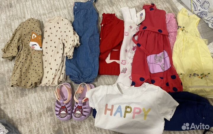 Два пакета вещей на девочку 2-3 года