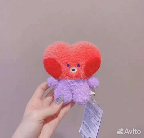 Мягкие игрушки брелки bt21