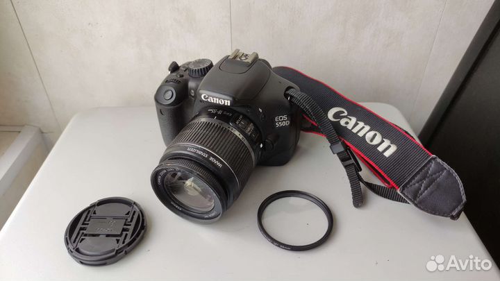 Canon 550D kit 18-55 IS отл. состояние