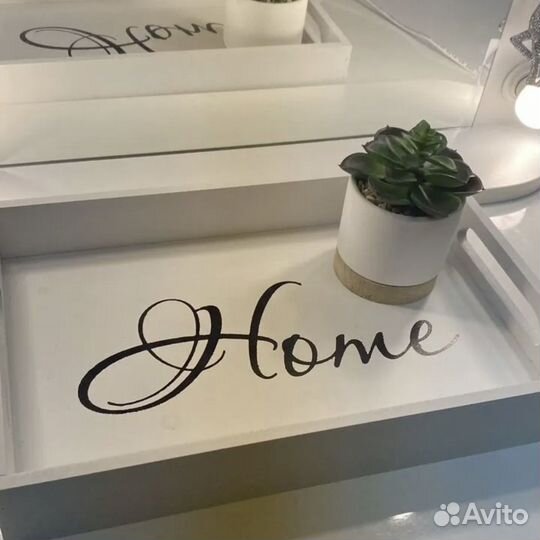 Поднос деревянный