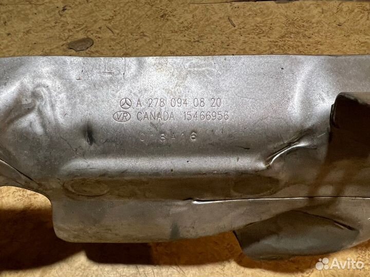 Защитный экран турбины Mercedes M157 M278